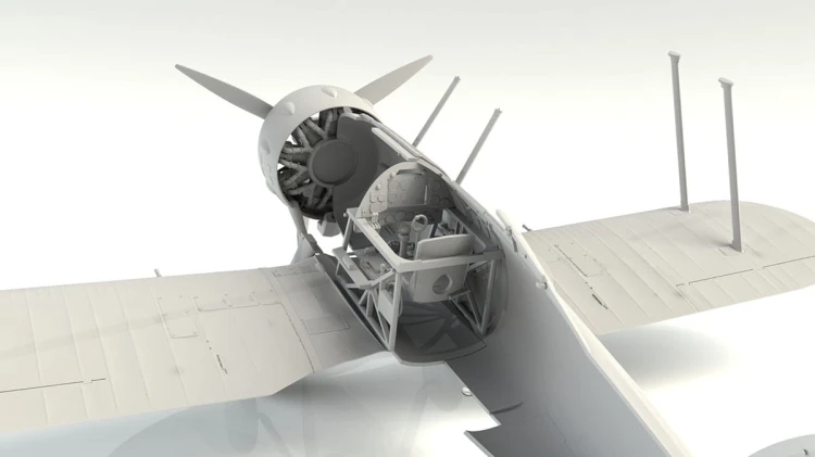 Samolot Gloster Gladiator Mk.II 32041 ICM