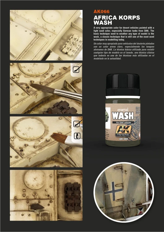 Wash DAK vehicles Afrika Korps AK066 AK Interactive