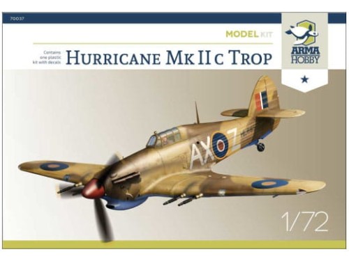 Samolot Hawker Hurricane Mk.IIc Trop 70037 Arma Hobby