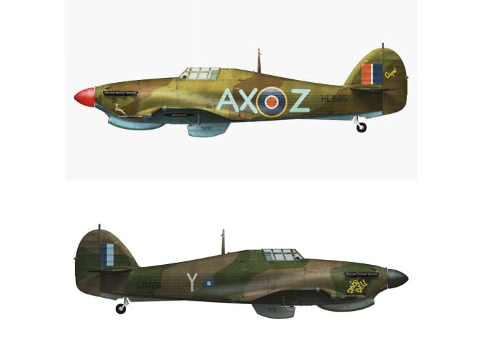 Samolot Hawker Hurricane Mk.IIc Trop 70037 Arma Hobby