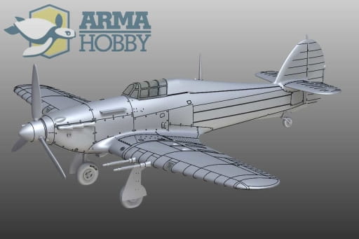 Samolot Hawker Hurricane Mk.IIc Trop 70037 Arma Hobby