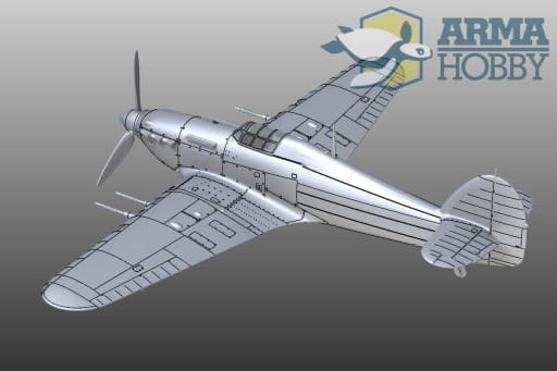Samolot Hawker Hurricane Mk.IIc Trop 70037 Arma Hobby