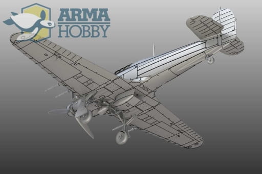 Samolot Hawker Hurricane Mk.IIc Trop 70037 Arma Hobby