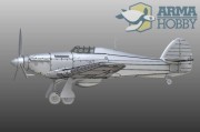 Samolot Hawker Hurricane Mk.IIc Trop 70037 Arma Hobby