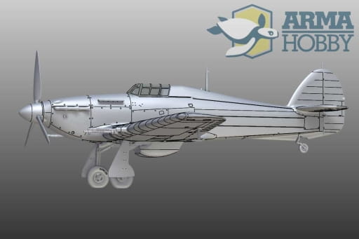 Samolot Hawker Hurricane Mk.IIc Trop 70037 Arma Hobby