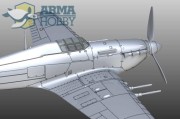 Samolot Hawker Hurricane Mk.IIc Trop 70037 Arma Hobby