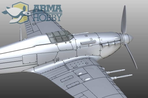 Samolot Hawker Hurricane Mk.IIc Trop 70037 Arma Hobby