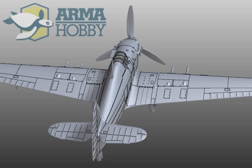 Samolot Hawker Hurricane Mk.IIc Trop 70037 Arma Hobby