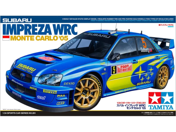 Subaru Impreza WRC Monte Carlo '05 24281 Tamiya
