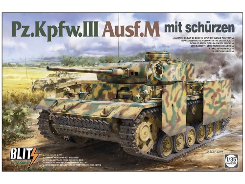 Czołg PzKpfw III Ausf.M 8002 Takom