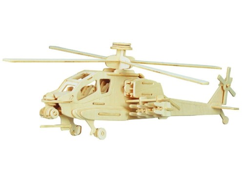 Helikopter Apache składanka drewniana P072