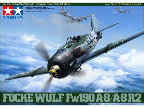 Samolot Focke Wulf Fw190 A-8/A-8 R2 61095 Tamiya