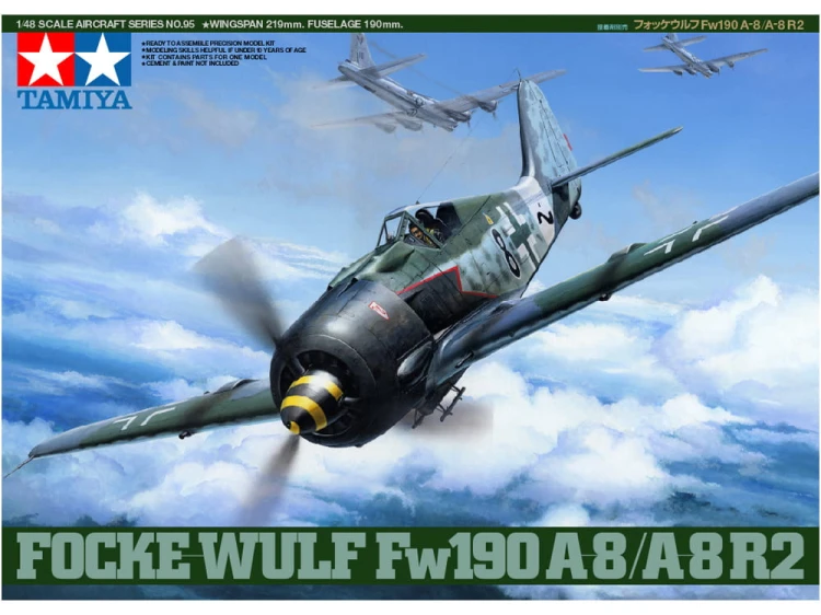 Samolot Focke Wulf Fw190 A-8/A-8 R2 61095 Tamiya