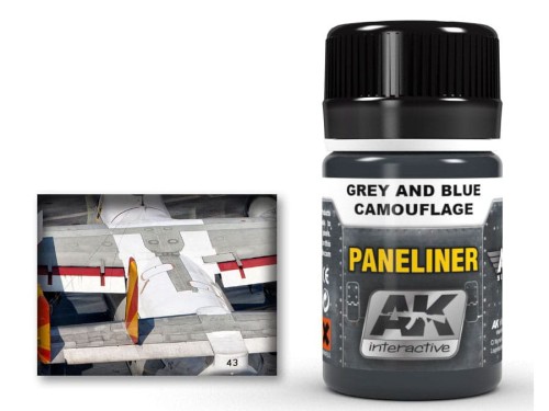 Paneliner Grey and Blue Camouflage AK2072 AK Interactive