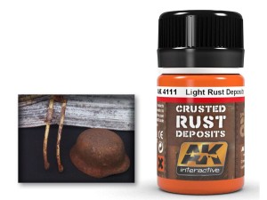 Weathering Light rust deposits