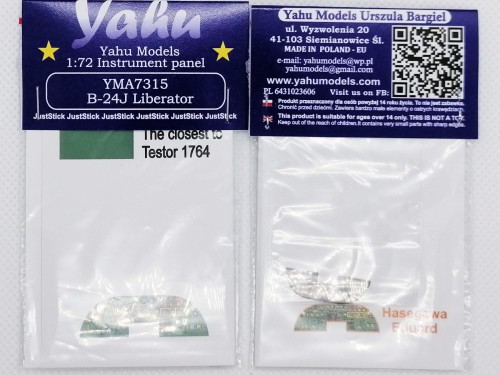 Fototrawiona tablica do B-24J Liberator YMA7315 Yahu