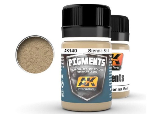 Pigment modelarski Sienna soil AK140 AK Interactive