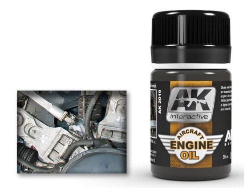 Weathering Aircraft Engine Oil AK2019 AK Interactive