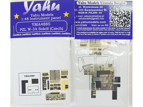 Fototrawiona tablica do PZL W-3A Sokół YMA4885 Yahu