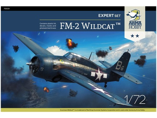 Samolot Grumman FM-2 Wildcat 70031 Arma Hobby