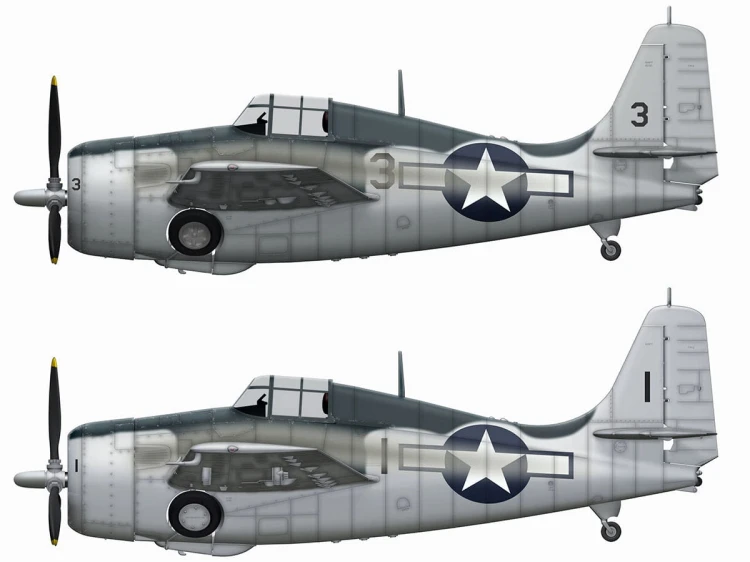 Samolot Grumman FM-2 Wildcat 70031 Arma Hobby