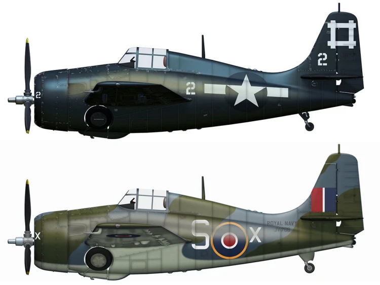 Samolot Grumman FM-2 Wildcat 70031 Arma Hobby