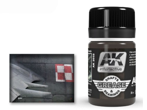 Weathering Shafts and bearings grease AK2032 AK Interactive
