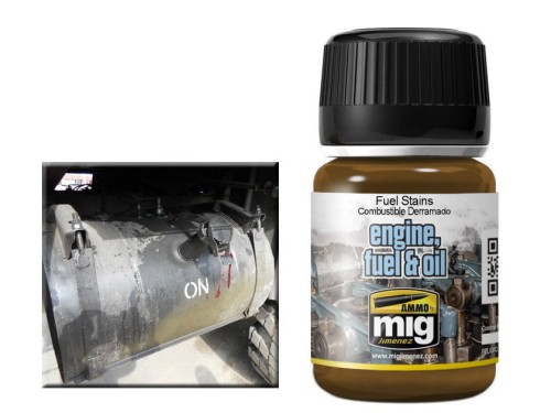 Weathering Fuel stains A.MIG-1409 AMMO Mig Jimenez