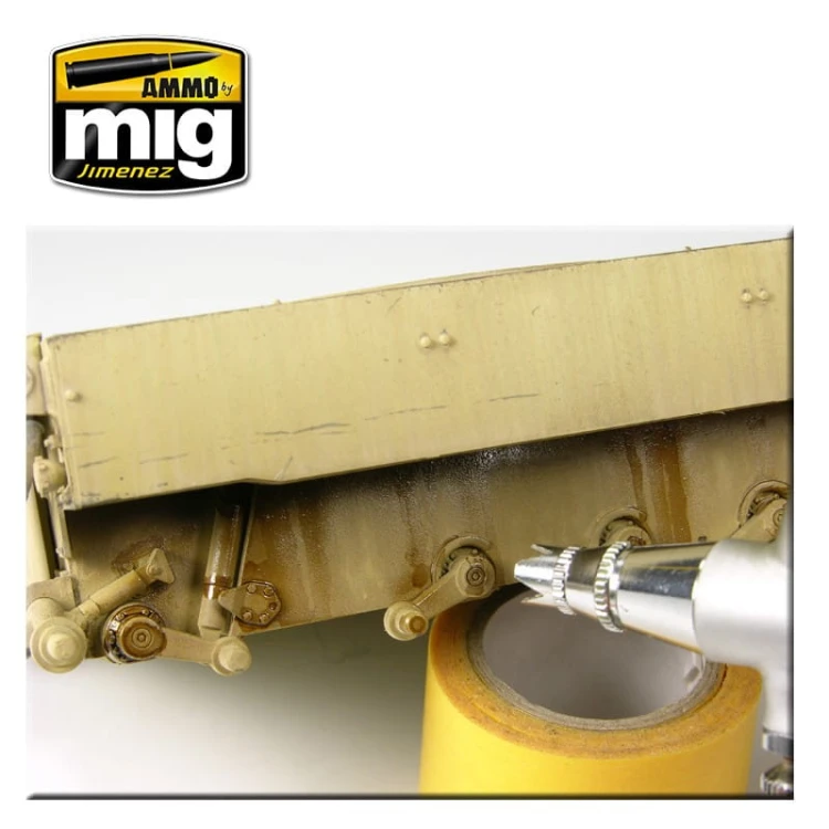 Weathering Fuel stains A.MIG-1409 AMMO Mig Jimenez