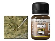 Wash modelarski Brown for German Dark Yellow A.MIG-1000 AMMO Mig Jimenez