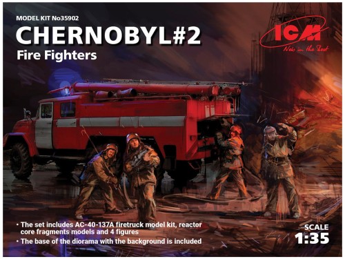 Ził-131 AC-40-137A straż pożarna Czarnobyl 35902 ICM