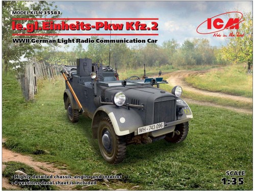 Samochód le.gl.Einheits-Pkw Kfz.2 35583 ICM