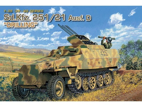 Transporter Sd.Kfz. 251/21 Ausf.D Drilling 6217 Dragon