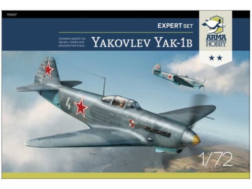 Samolot Yakovlev Yak-1B Jak-1B 70027 Arma Hobby