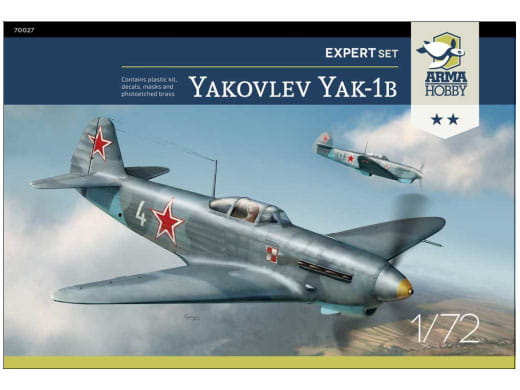 Samolot Yakovlev Yak-1B Jak-1B 70027 Arma Hobby