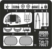 Samolot Yakovlev Yak-1B Jak-1B 70027 Arma Hobby