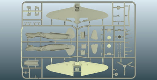 Samolot Yakovlev Yak-1B Jak-1B 70027 Arma Hobby