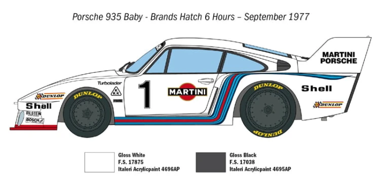 Porsche 935 Baby 3639 Italeri