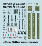 Kontener wojskowy 20 stopowy 6516 Italeri
