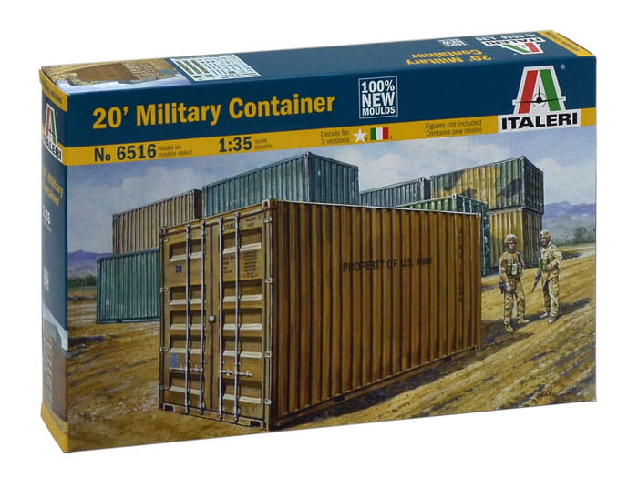 Kontener wojskowy 20 stopowy 6516 Italeri