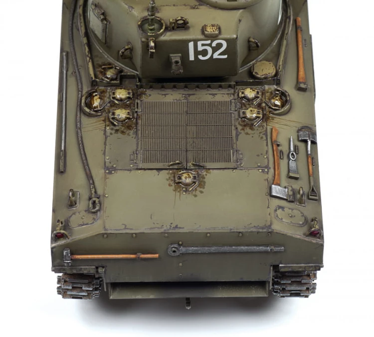 Czołg M4A2 Sherman 75mm 3702 Zvezda