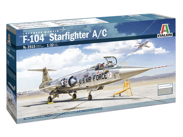 Samolot Lockheed F-104 Starfighter A/C 2515 Italeri