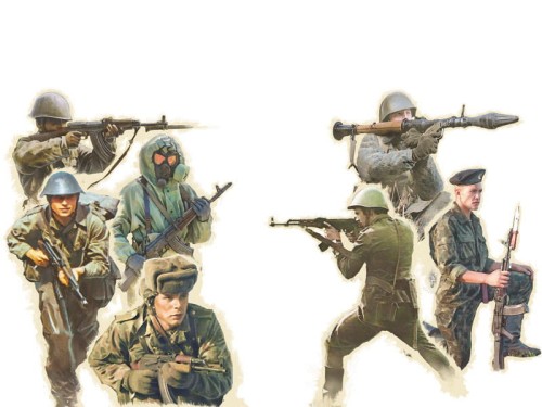 Figurki wojsk Układu Warszawskiego 6190 Italeri