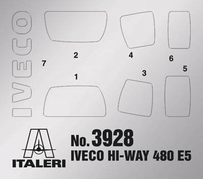 Iveco Stralis Hi-Way 480 E5 Low Roof 3928 Italeri