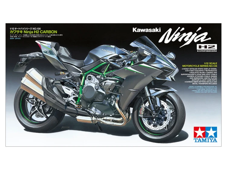 Kawasaki Ninja H2 Carbon 14136 Tamiya