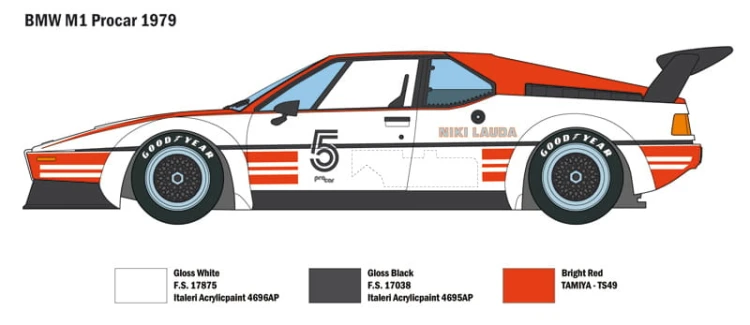 BMW M1 Procar 3643 Italeri