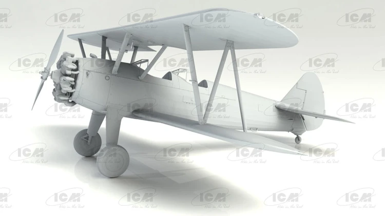 Samolot Stearman PT-17/N2S-3 Kaydet 32050 ICM