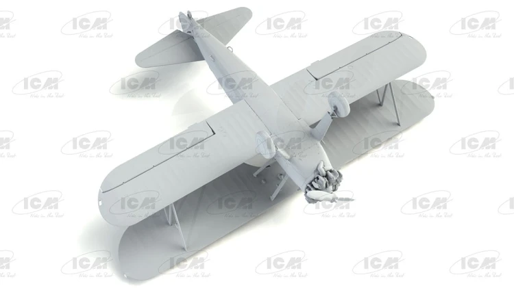 Samolot Stearman PT-17/N2S-3 Kaydet 32050 ICM
