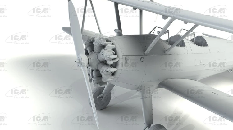 Samolot Stearman PT-17/N2S-3 Kaydet 32050 ICM