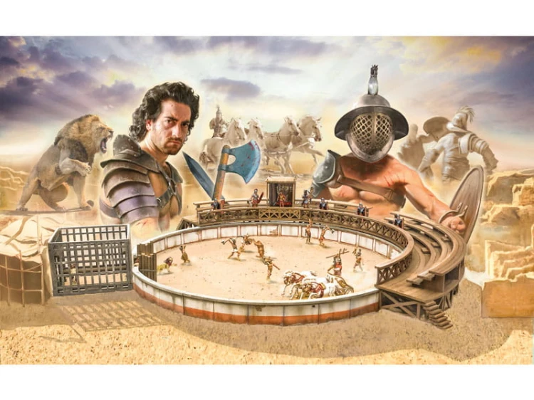 Walka gladiatorów zestaw bitewny diorama 6196 Italeri